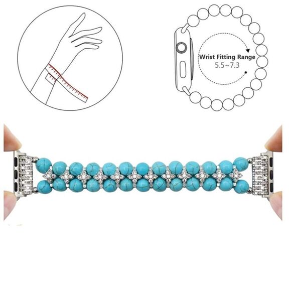 ✨ Host Pick ✨ Pearl Gems Bracelet Band for Apple Watch